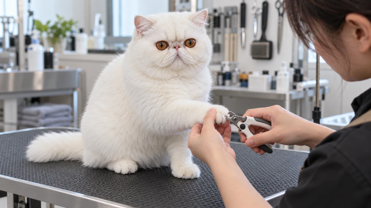 Exotic Shorthair kedi — bakım ve tımar